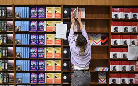 Die S. Fischer Verlage sind auf der Frankfurter Buchmesse stark präsent. (Archivbild) - Foto: Arne Dedert/dpa