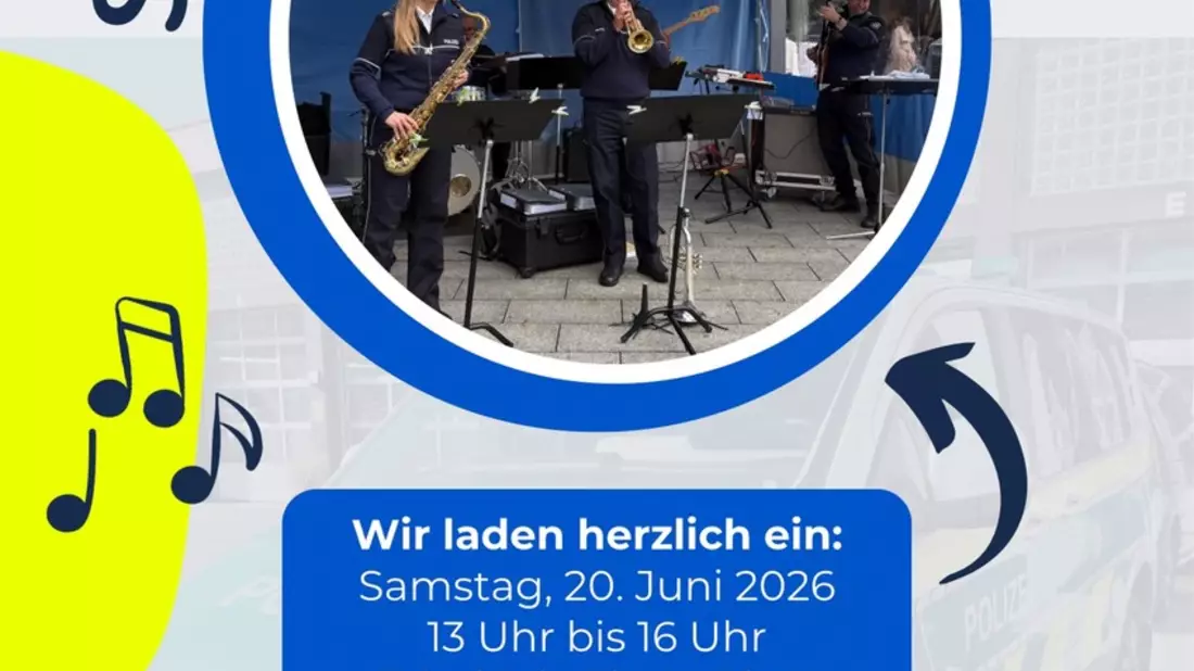 POL-HA: Einladung zum Sommerkonzert - Begegnung mit der Polizei in der Innenstadt - Bild: presseportal.de