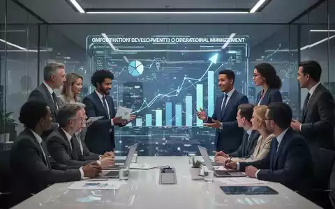 Geschäftsleute in einem modernen Büro, die Finanzdaten analysieren und den Übergang von Entwicklung zu Betrieb symbolisieren. - Foto: über boerse-global.de