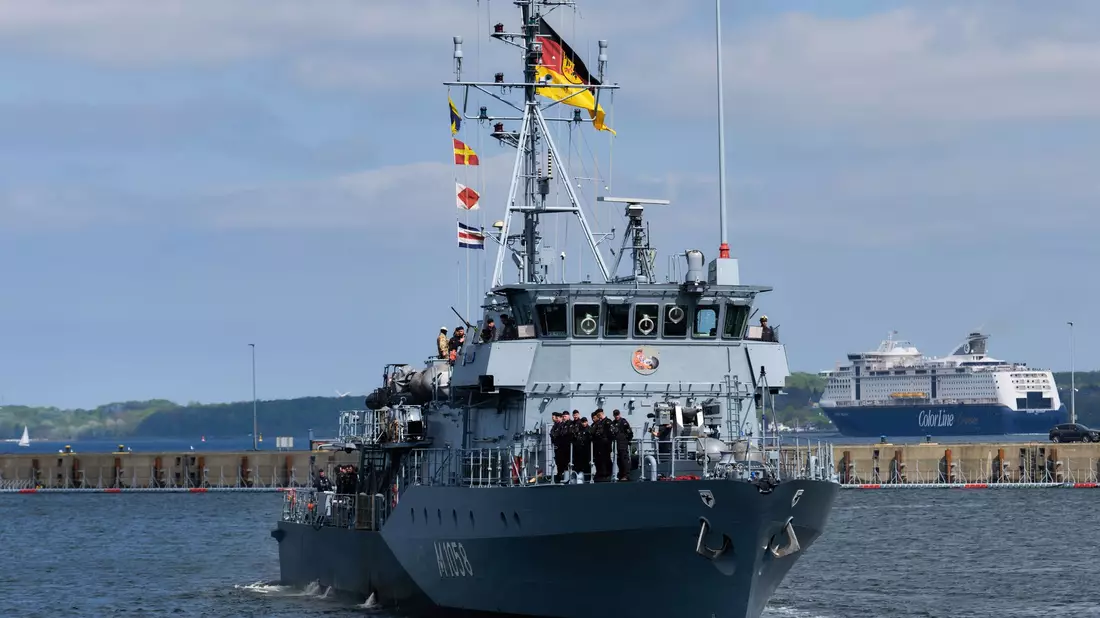 Sollte Deutschland sich an einer Militärmission beteiligen, gehört das Minenjagdboot Fulda zum deutschen Beitrag. - Bild: Marcus Golejewski/dpa