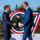 Macron und Merz spielen eine wesentliche Rolle bei der Vorbereitung des Einsatzes. - Bild: Michael Kappeler/dpa-Pool/dpa