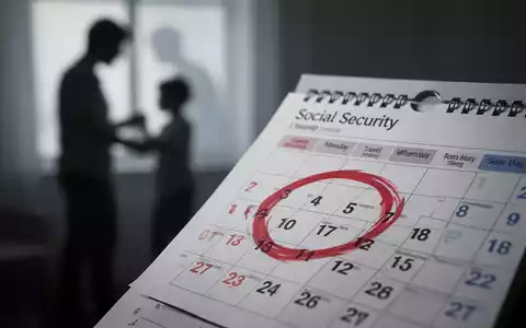 Nahaufnahme eines Kalenderblatts mit einem rot eingekreisten Datum, im Hintergrund verschwommen eine Eltern-Kind-Silhouette. - Foto: über boerse-global.de
