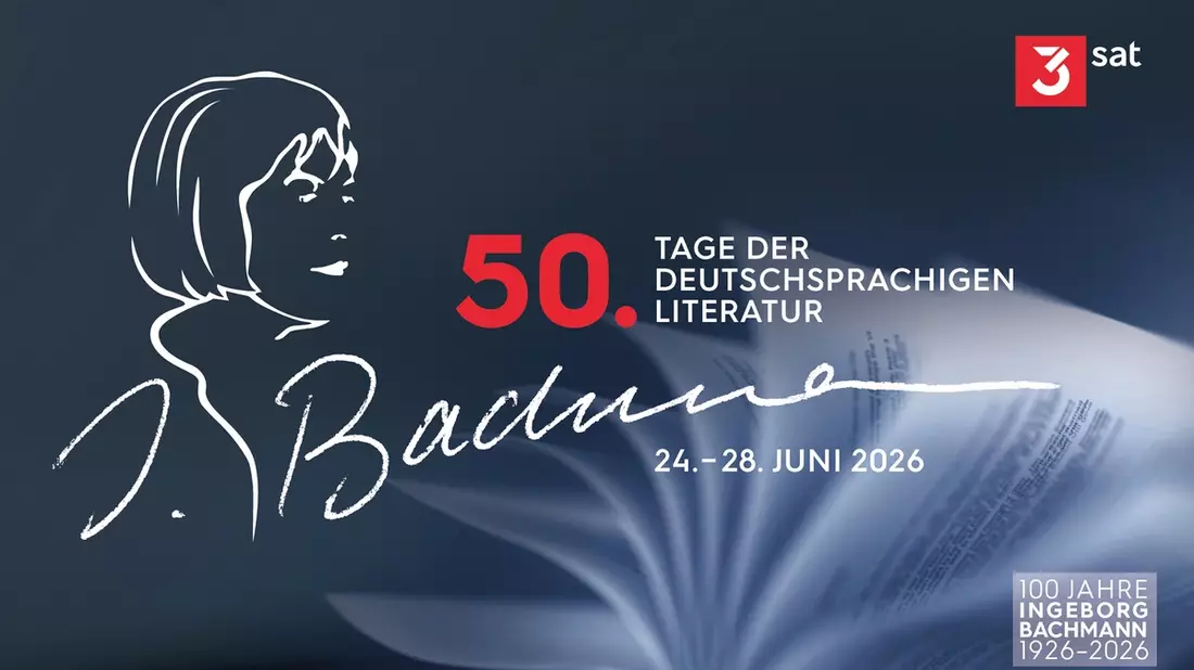 Live in 3sat: Doppeljubiläum bei den 50. Tagen der deutschsprachigen Literatur - Bild: presseportal.de
