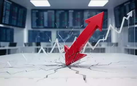 Ein roter Abwärtspfeil durchbricht ein Finanzdiagramm und symbolisiert einen starken Kursrückgang der Lotus Resources Aktie. - Foto: über boerse-global.de