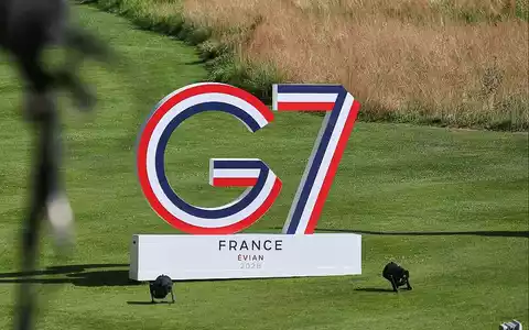 Logo von G7-Gipfel 2026 in Frankreich - Foto: via dts Nachrichtenagentur