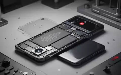 Nahaufnahme eines modernen Smartphones, teilweise zerlegt, um den Akku und das Kameraobjektiv mit Leica-Branding zu zeigen. - Foto: über boerse-global.de