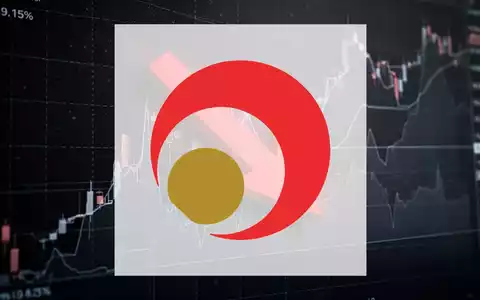 Ein roter Abwärtspfeil vor einem dunklen Finanzdiagramm, der einen starken Rückgang des Aktienkurses nach einer Rallye symbolisiert. - Foto: über boerse-global.de