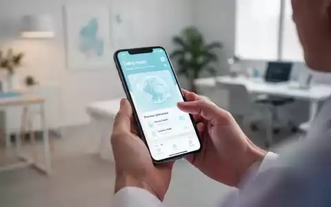 Hände halten ein Smartphone mit einer App-Oberfläche, die zur Reduzierung von Einsamkeit und Stress entwickelt wurde. - Foto: über boerse-global.de