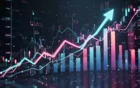 Abstrakte Darstellung von starkem Wachstum im Gesundheitssektor mit aufsteigenden Linien und digitalen Elementen, die finanzielle Gewinne symbolisieren. - Foto: über boerse-global.de