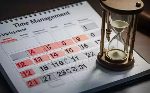 Ein Kalender mit hervorgehobenen Daten neben einer Sanduhr, die Zeitmanagement und rechtliche Fristen symbolisiert. - Foto: über boerse-global.de