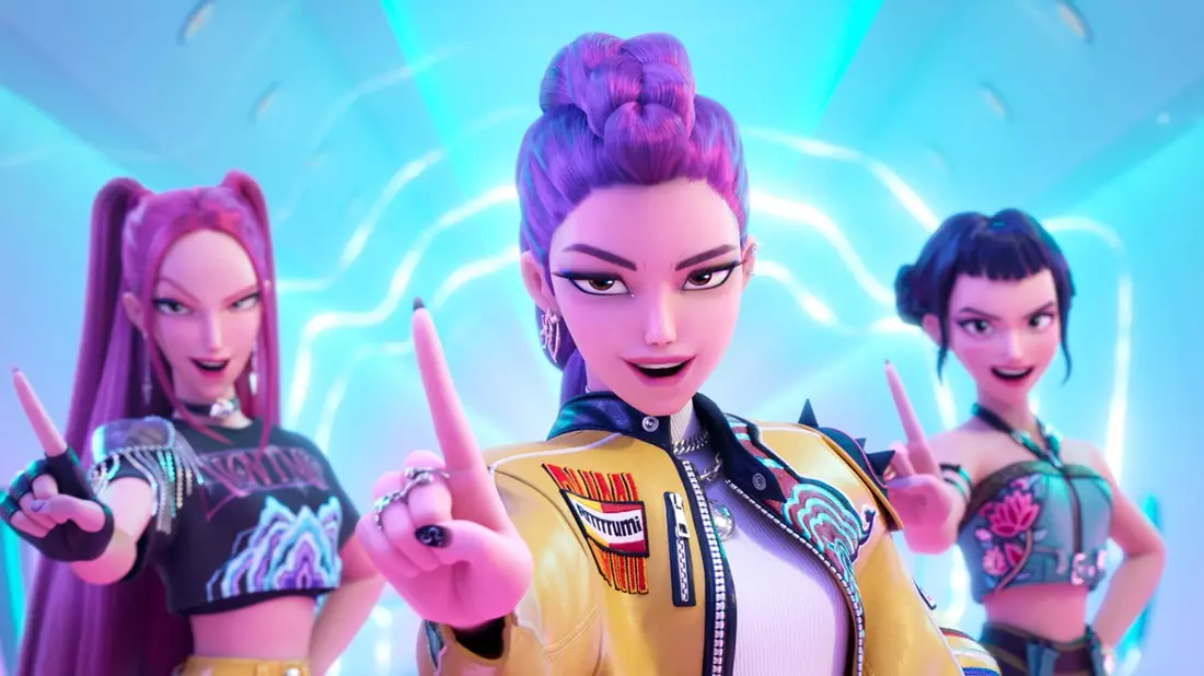 Die Band Huntrix im Animationsfilm «KPop Demon Hunters». (Netflix-Handout) - Bild: -/©2025 Netflix/dpa