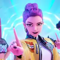 Die Band Huntrix im Animationsfilm «KPop Demon Hunters». (Netflix-Handout) - Foto: -/©2025 Netflix/dpa