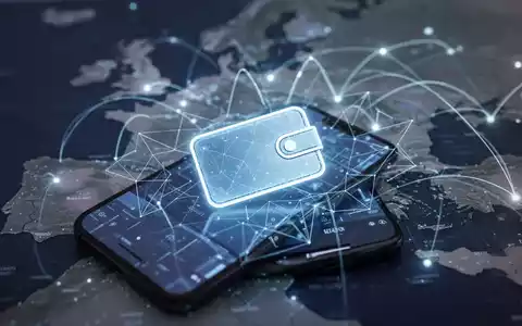 A stylized digital wallet icon on a smartphone screen, with a glowing map of Europe in the background, symbolizing secure digital identity across the EU. - Foto: über boerse-global.de