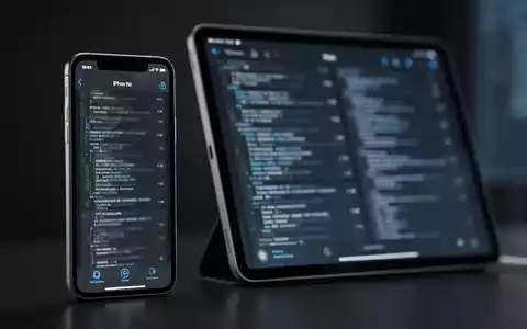 An iPhone and iPad screen showing generic digital information, representing software updates and device compatibility. - Foto: über boerse-global.de