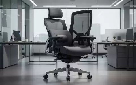Ein moderner, robuster ergonomischer Bürostuhl in einem professionellen Büro, der Stabilität und verstellbare Funktionen betont. - Foto: über boerse-global.de