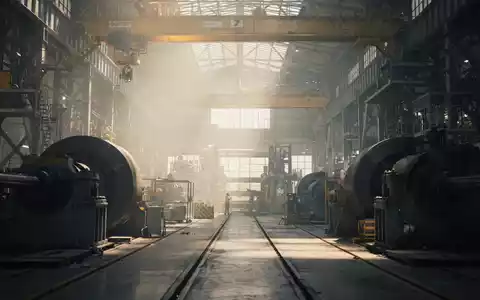 Abstrakte Darstellung einer Industrieanlage, die einen Spin-off und Wandel im Maschinenbau-Sektor andeutet. - Foto: über boerse-global.de