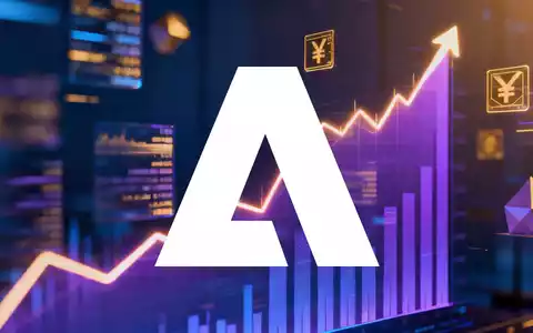 Grafische Darstellung eines digitalen Aktienkurses mit Aufwärtstrend vor verschwommenem Hintergrund aus Technologieelementen. - Foto: über boerse-global.de