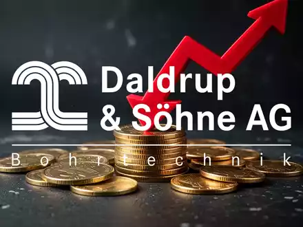 Ein roter Pfeil zeigt nach unten und durchbohrt einen Stapel goldener Münzen, die um ihn herum verstreut sind. - Foto: über boerse-global.de