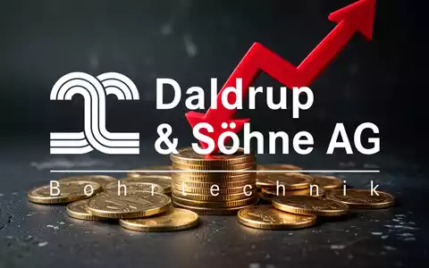 Ein roter Pfeil zeigt nach unten und durchbohrt einen Stapel goldener Münzen, die um ihn herum verstreut sind. - Foto: über boerse-global.de