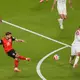 Romano Schmid schoss Österreich sehenswert in Führung. - Bild: Jeff Chiu/AP/dpa