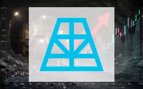 Ein roter Pfeil zeigt scharf nach unten auf einem Börsenchart, mit einem unscharfen Hintergrund von Industriegeräten. - Foto: über boerse-global.de