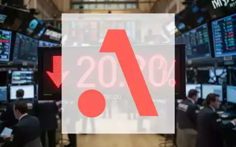 Eine Börsenanzeige mit einem dramatischen Rückgang von 74 % und einem roten Abwärtspfeil, der einen erheblichen finanziellen Verlust anzeigt. - Foto: über boerse-global.de