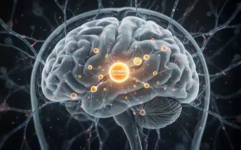 Eine Darstellung eines menschlichen Gehirns mit leuchtenden neuronalen Netzwerken, das die Verbindung zwischen Vitamin C und Gehirngesundheit symbolisiert. - Foto: über boerse-global.de