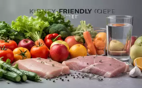Eine Nahaufnahme von gesunden Lebensmitteln wie Gemüse, Obst und Wasser, die eine nierenfreundliche Ernährung symbolisieren. - Foto: über boerse-global.de