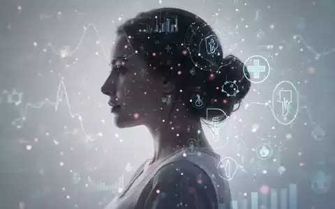 Eine stilisierte Frauensilhouette mit leuchtenden Datenpunkten und medizinischen Symbolen, die Forschung und Pharmazeutika in der Frauengesundheit darstellt. - Foto: über boerse-global.de