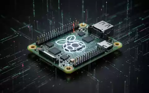 Eine einzelne, elegant beleuchtete Raspberry Pi Platine, die Innovation und starkes Wachstum symbolisiert. - Foto: über boerse-global.de