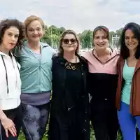 Dreh für neuen NDR Fernsehfilm „Club der Frühschwimmerinnen“ mit Anja Kling, Annett Sawallisch, Aybi Era und Anne Schäfer - Foto: presseportal.de