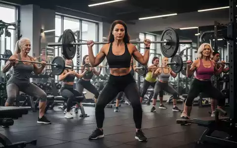 Frauen unterschiedlichen Alters beim Krafttraining in einem modernen Fitnessstudio, das Stärke und Gesundheit symbolisiert. - Foto: über boerse-global.de