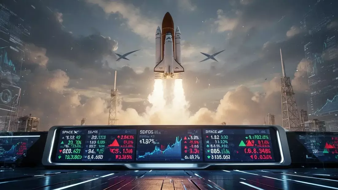 SpaceX debuta en Wall Street con récord de opciones y subida del 50%