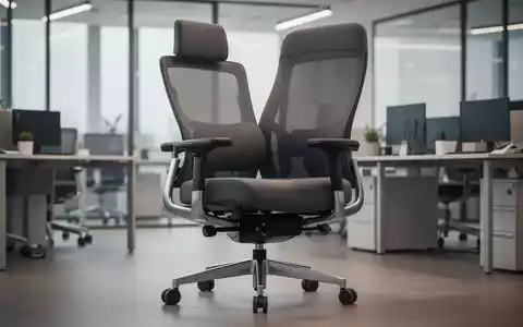 Ein moderner, ergonomischer Bürostuhl in einem professionellen Büroambiente, der für große und schwergewichtige Personen konzipiert ist. - Foto: über boerse-global.de