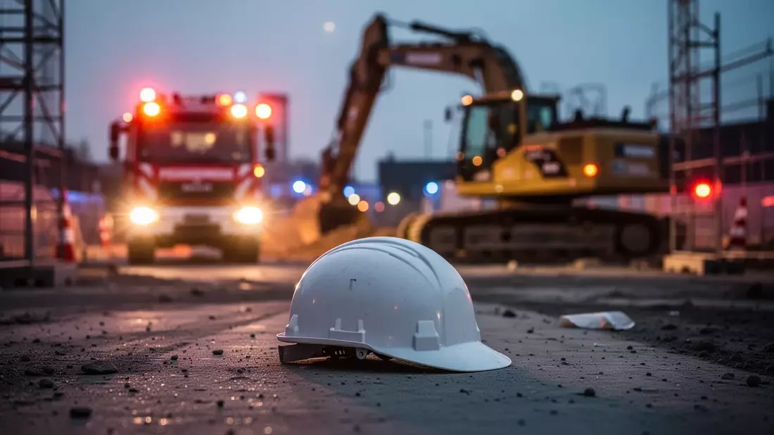Tödlicher Radlader-Unfall in Hamburg-Bahrenfeld: Arbeiter stirbt