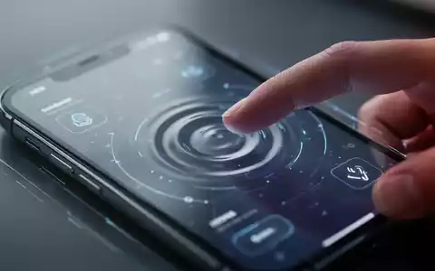 Close-up of a human finger lightly touching a modern smartphone screen, illustrating touch interaction and technology. - Foto: über boerse-global.de