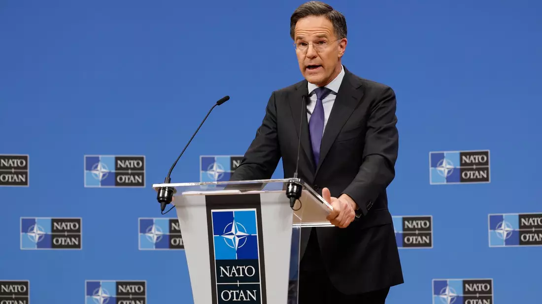 Betont die positiven Seiten der aktuellen Entwicklungen: Nato-Generalsekretär Mark Rutte. (Archivbild) - Bild: Geert Vanden Wijngaert/AP/dpa