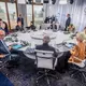 Die Staats- und Regierungschefs der G7 haben sich auf eine gemeinsame Erklärung zu geopolitischen Fragen geeinigt. - Bild: Michael Kappeler/dpa-Pool/dpa