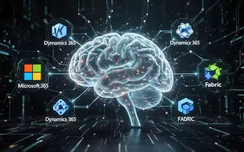 A glowing digital brain with connecting lines reaching out to various software icons, symbolizing AI integration and usage-based billing. - Foto: über boerse-global.de