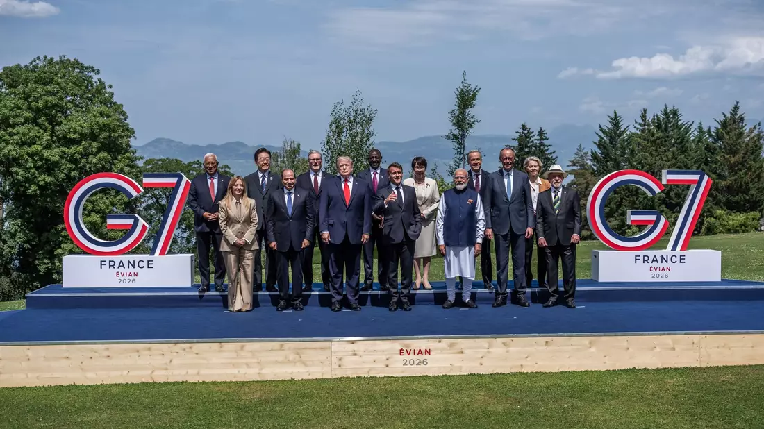 Gute Stimmung bei einem G7-Gipfel mit Trump. Das gab es lange nicht. - Bild: Michael Kappeler/dpa-Pool/dpa