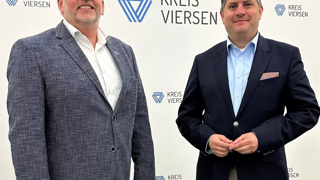 POL-VIE: Kreis Viersen: Landrat Bennet Gielen begrüßt den neuen Leiter der Kriminalpolizei - Bild: presseportal.de