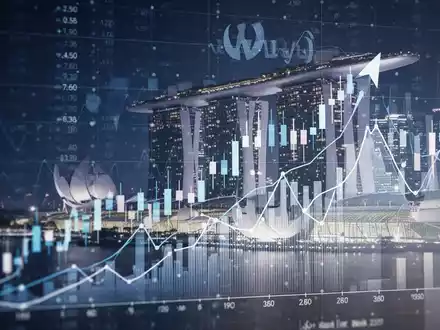 Abstrakte Darstellung von Finanzdaten und Charts mit blauen und weißen Farbtönen, die Wachstum und Investitionen symbolisieren. - Foto: über boerse-global.de