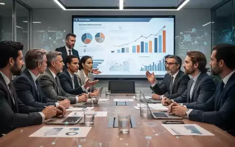 Geschäftsleute diskutieren in einem modernen Konferenzraum über Wirtschaftswachstum und Investitionen. - Foto: über boerse-global.de