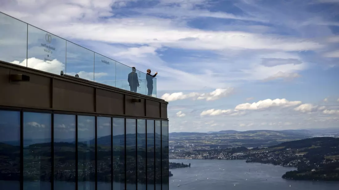 Das Rahmenabkommen soll am Freitag in der Schweiz im Hotel Bürgenstock unterzeichnet werden. - Bild: Michael Buholzer/KEYSTONE/EDA/POOL/dpa