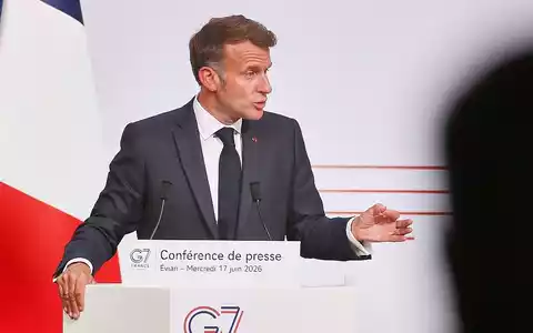 Emmanuel Macron am 17.06.2026 - Foto: via dts Nachrichtenagentur