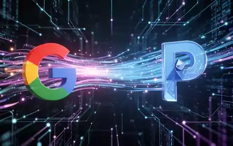Digital data streams moving from a stylized Google icon to a Proton icon, symbolizing secure data migration between platforms. - Foto: über boerse-global.de