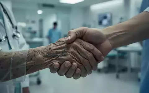 Eine ältere Hand wird von einer jüngeren Hand gehalten, symbolisiert Pflege und die finanzielle Belastung von Angehörigen. - Foto: über boerse-global.de