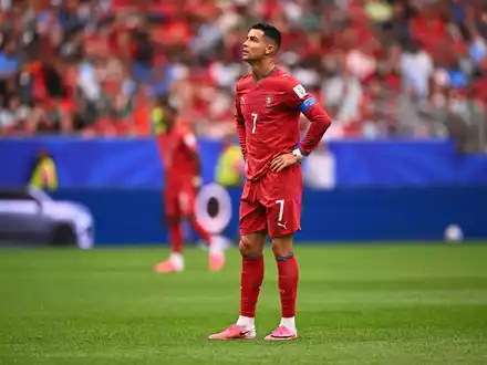 Ronaldo und Portugal starten mit einer Enttäuschung. - Foto: Tom Weller/dpa