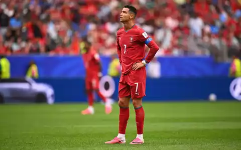Ronaldo und Portugal starten mit einer Enttäuschung. - Foto: Tom Weller/dpa