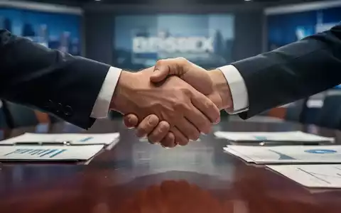 Zwei Hände schütteln sich über einem Konferenztisch, im Hintergrund unscharfe Dokumente und Studiogeräte. Symbolisiert einen Tarifabschluss. - Foto: über boerse-global.de